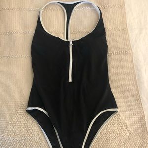 Victoria’s Secret black one piece swim suit